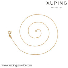 42617(half dozen)-Xuping Fashion Necklace,Gold Thin Necklace